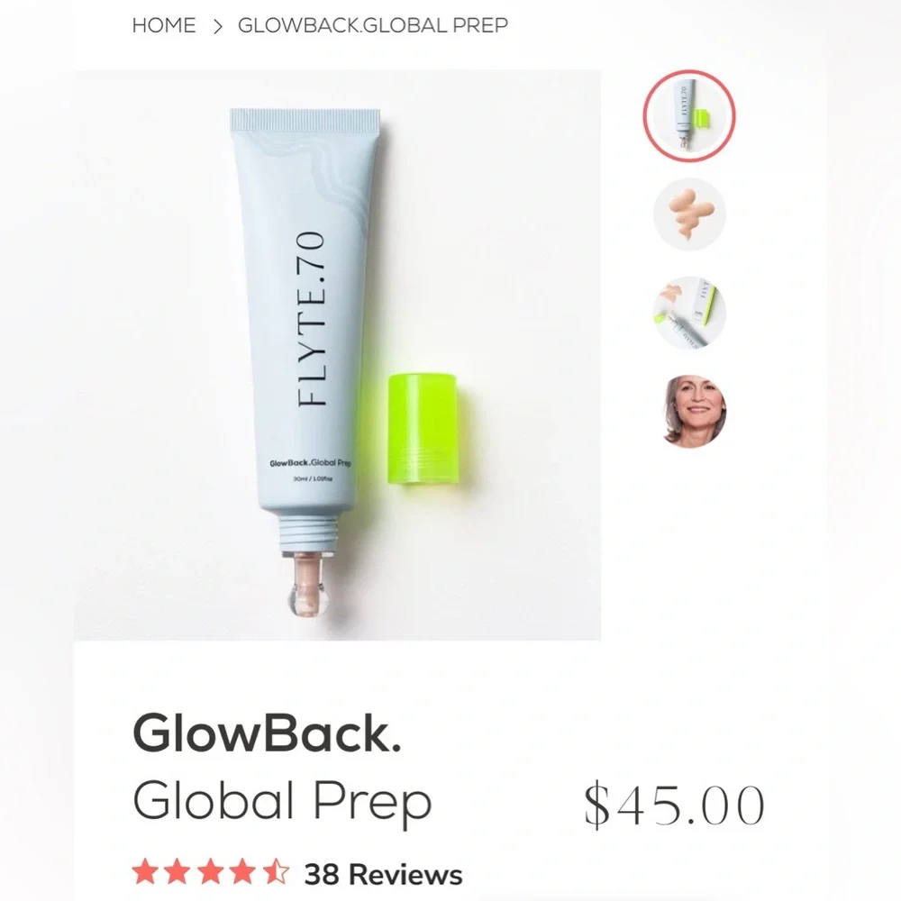 ✨3 for $30 | Flyte.70 GlowBack Global Prep Primer | BUNDLE OF 4 | MSRP: $180 - Picture 2 of 4